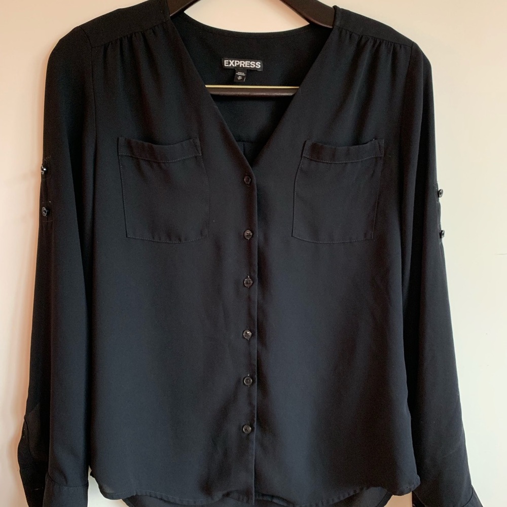 Express Portfolio Button up (black)